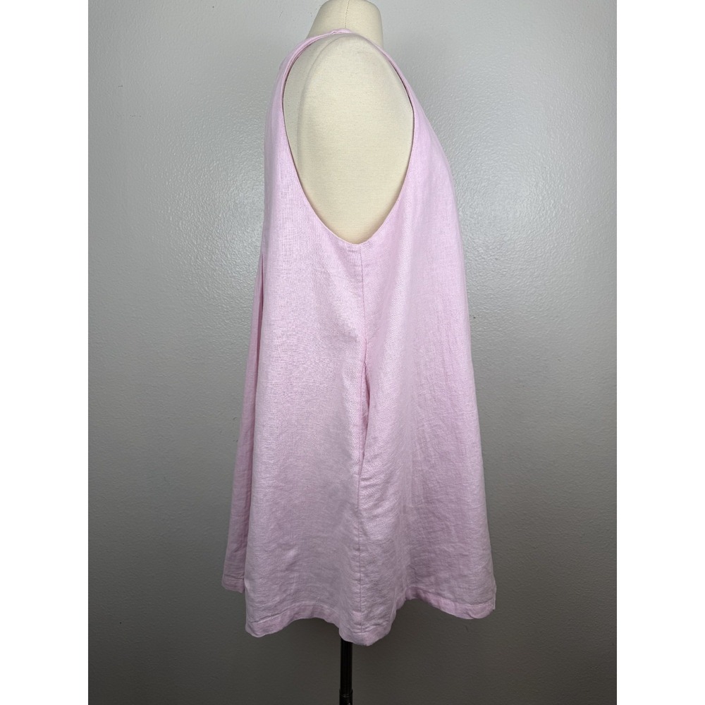 Free People Free-est Cielo Blouse Linen Cotton Blend Tunic/Dress in Pink size S - Picture 7 of 13